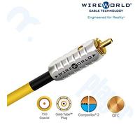 Wireworld chroma cavo digitale coassiale 75 ohm da 1,5 MT schermato ORIGINALE