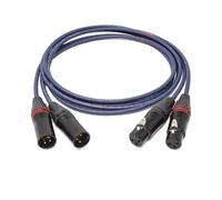 WIREWORLD LUNA 10 Coppia di cavi di segnale terminati custom XLR Neutrik