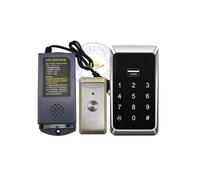 Wiring-Free Wireless 3A Battery 1K User 125KHz EM/ID Standalone Access Control (F53-Black+Grey)