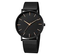 WIRMEC Orologio da uomo 2024 Orologio da uomo minimalista moda ultra sottile Orologio da uomo semplice da uomo d'affari con cintura in maglia di acciaio inossidabile