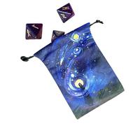 wiroouia Borsellino per Tarocchi - Portamazzi Velvet Per Carte Divinatorie - Custodia Stile Gotico per Apprendere Divinazione Gioielli Halloween Trucco Principianti Bambini Gioco