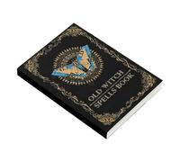 wiroouia Libro degli incantesimi, Old Witch Grimoire - Manuale degli incantesimi - per principianti, donne e uomini, forniture per l'apprendimento di feste di Halloween, riunioni e vacanze