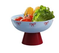 wiroouia Vassoi per snack, frutta secca con scarico, decorazione da scrivania, cestino antigoccia creativo per casa, soggiorno, tavolo da buffet, sala da pranzo, cucina, picnic, fattoria, vacanze