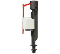 Wirquin 16100006 - Rubinetto galleggiante compatto per WC a alimentazione bassa ½, colore: Grigio