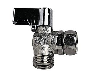 Wirquin 19529004 Rubinetto a squadra 1/4 di giro R29 cromato