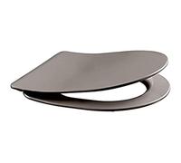 Wirquin 20722690 Sedile WC Amiral con freno di caduta y top fix, grigio