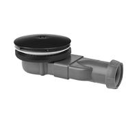 Wirquin 30722861 - Piletta per piatto doccia Black Touch, colore: Nero