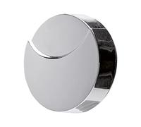 Wirquin 30722867 - Volante per scarico vasca da bagno, cromato, colore: Grigio