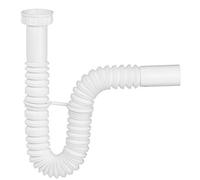 Wirquin 30723134 - Sifone per lavello allungabile diametro: 40 mm, bianco