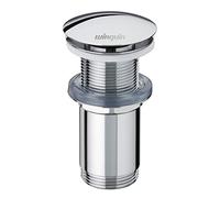 Wirquin 30723413 - Piletta per lavabo in ottone con corpo a baldacchino, cromato