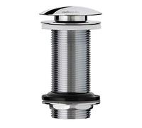 Wirquin 30723416 - Piletta per lavabo, design senza troppo pieno, Quick-Clac, cromato