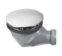 Wirquin 30723674 James D90 - Piletta per doccia con uscita orientabile a 360° e cupola cromata, cromata