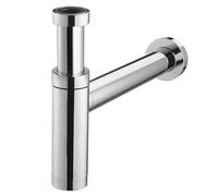 Wirquin 30724252 30724252-Sifone per lavabo, Design Teos, in ABS, Cromato