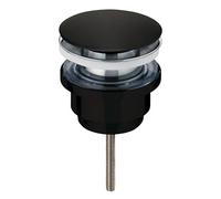 Wirquin 30724564 - Piletta per lavabo universale in ottone, colore: nero opaco