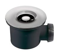 Wirquin 34060401 Piletta per doccia Tourbillon griglia in ABS cromato, grigia, Ø 90 cm