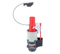 Wirquin 50719184 Meccanismo di scarico per WC sospeso, rosso e bianco