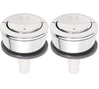 Wirquin M19368 - Doppio pulsante, pulsante di scarico WC bp008 per mw2, circolare (Confezione da 2)