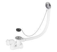 Wirquin SP5502 - Colonna di scarico per vasca da bagno a catena con sifone