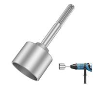 WIRSHO Driver per chiodo SDS MAX | interno φ 65 mm | φ70 x 200 mm | 5 pozzi | Driver per pali di legno, tubi in acciaio