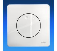 Wisa Placca di Comando Gaia Bianco Zweimenge Piastra Piedino per Quadro Elemento