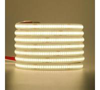 Wisada 24V COB LED Strip Light, 320 LEDs/m, IP68 Impermeabile, Flessibile Striscia di Luce LED per Rooflight Soggiorno Cucina Decorazione (Bianco Naturale (4000-4500K), 4M)