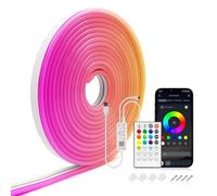 Wisada luci a led, 5V RGBCCT Phantom Color Music Sync luci a striscia con telecomando e controllo App, RGB Full Color luci al neon mutevoli per la decorazione della casa e della festa (4M)