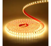 Wisada Striscia LED 220V SMD 2835, 120 LEDs/m, IP65 Impermeabile, Striscia LED Flessibile per Lucernario Soggiorno Decorazione Cucina (Bianco Caldo (3000-3500K), 3M)