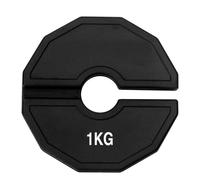 Wisboey Palestra Micropiastre per pesi, peso frazionario, peso in gomma, come supplemento, 1 kg