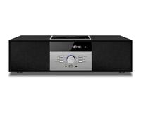 WISCENT Vintage Bluetooth Micro HiFi Systems - Impianto stereo per casa, lettore CD, con streaming audio Bluetooth, radio FM, porta USB, Aux-in