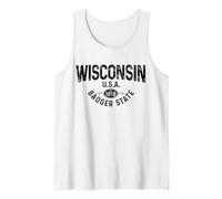Wisconsin The Badger State EST 1818 Regalo Canotta