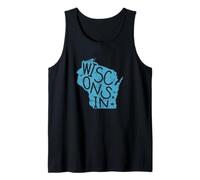 Wisconsin USA America Stato Canotta