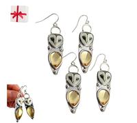 Wisdom in Every Detail-Handcrafted Owl Earrings, Vintage Barn Owl Dangle, Fashion Unique Boho Owls Women Stud for Christmas Fall Nature Lovers Gift