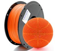 WISDREAM FlexiTough - Filamento flessibile, arancione, sviluppato specificamente per palloni da basket airless stampati in 3D, 1,75 mm, 1 kg, compatibile con la maggior parte delle stampanti FDM