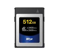 Wise 512GB CFexpress 4.0 Type B Memory Card 3400 - 2600 MB/s per video in 8K