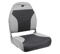 Wise 8WD588PLS-664 Standard Alto Indietro Pesca Barca Sedile, Grigio/Carbone