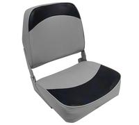 Wise 8WD734PLS Series Standard Low Back Seat, Sedile per Barca con Schienale Basso Unisex-Adulto, Grigio/Blu