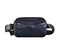 Wise Men - Marsupio a tracolla alla moda, per donne, uomini, adolescenti, impermeabile, con tracolla regolabile, per shopping, sport, lavoro, Pesce Combattente Estetico, 1 size
