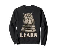 Wise Owl Learn Books Student Back To School Reading Felpa
