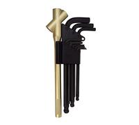 WISE Set di 9 chiavi esagonali a sfera semi-lunghe con tripla maniglia WLB-23...