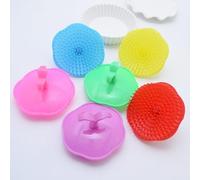 Wisebom 4 Pezzi Massaggiatore Cuoio Capelluto, Spazzole Rotonde per Capelli Shampoo Pennello, Spazzola Doccia Capelli per Stimolare la Crescita del Cuoio Capelluto