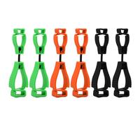 Wisebom Clips per Guanti Porta Guanti. 6 Pezzi Clip di Sicurezza per Guanti in Plastica, Supporto per Guanto Morsetto Clip per Guanti da Lavoro per Chiave Asciugamano