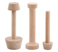 Wisebom Set di 3 stampi per torte in legno, per tortine, per dolci e dolci