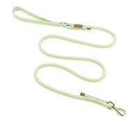 Wisedog Guinzaglio per cani in corda di poliestere, resistente, con manico imbottito morbido e confortevole, durevole ed elegante, per cani di taglia piccola, media e grande (verde salvia, M, 1,5 x