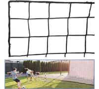 Wiseek Rete da calcio di protezione, 3 x 6 m, barriera ad alto impatto, rete sportiva in nylon, rete di rimbalzo da calcio (corda di installazione inclusa)