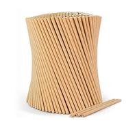 Wisefood Cannucce di carta, 500 cannucce in carta marrone, Ø 6 mm 20 cm, prive di PLA/PE, cannucce monouso biodegradabili in robusta carta kraft