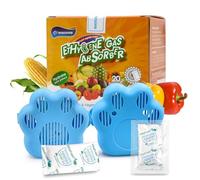 WiseFresh - Confezione di assorbitori di gas etilene da 5 grammi, protezione per prodotti freschi di frutta e verdura, estensore per la freschezza degli alimenti, conservante per frutta fresca, salva