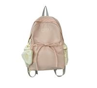 WISEHUBY Borsa leggera dello zaino di nylon dello studente di grande capacità dello zaino della scuola dei bambini per i ragazzi e le ragazze, Rosa-L., A