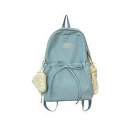 WISEHUBY Borsa leggera dello zaino di nylon dello studente di grande capacità dello zaino della scuola dei bambini per i ragazzi e le ragazze, Blu-L, A