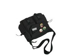 WISEHUBY Borse da donna Uomini Nylon Crossbody Borse Per Le Donne Messenger Bag Ragazze Scuola Libro Borse Gioventù Tela Borse Borsa a Tracolla Sac Bolsas, Nero No Badge, A