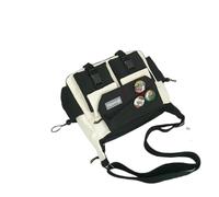 WISEHUBY Borse da donna Uomini Nylon Crossbody Borse Per Le Donne Messenger Bag Ragazze Scuola Libro Borse Gioventù Tela Borse Borsa a Tracolla Sac Bolsas, Bianco No Badge, A